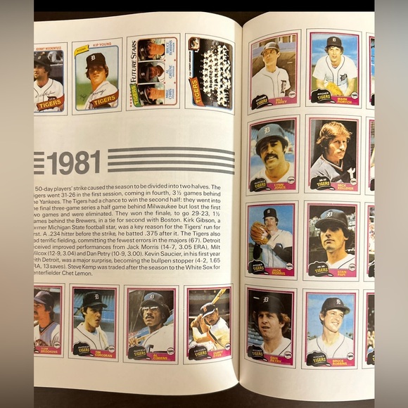 🛍️FOUR 4 THIRTY🛍️ Topps Baseball Cards Of The Detroit Tigers 1952-1988 Paperback - Picture 10 of 14